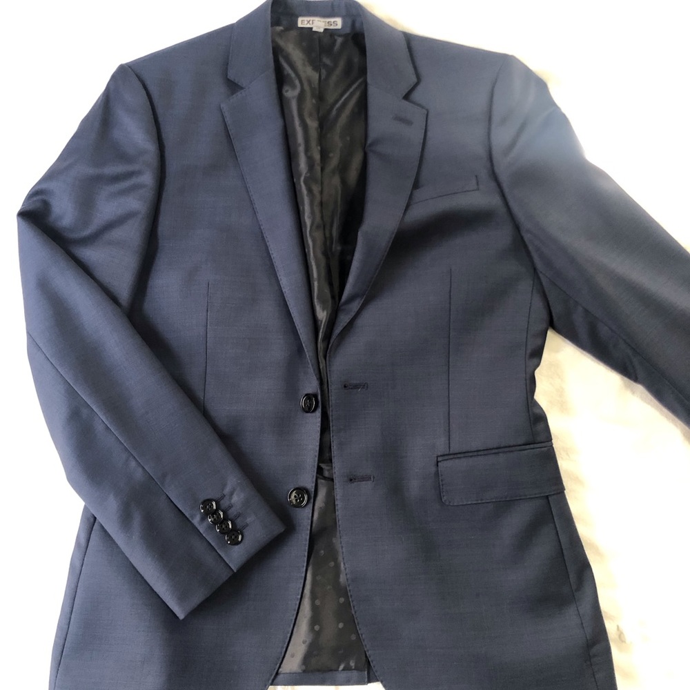 Express Photographer slim fit suit jacket 36S
